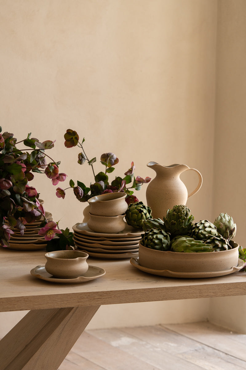 SET FLORA - TAUPE
