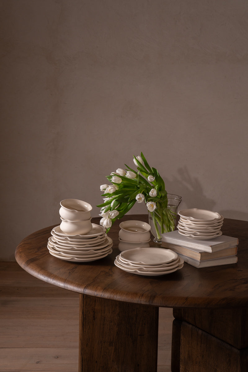 SET FLORA - OFF WHITE