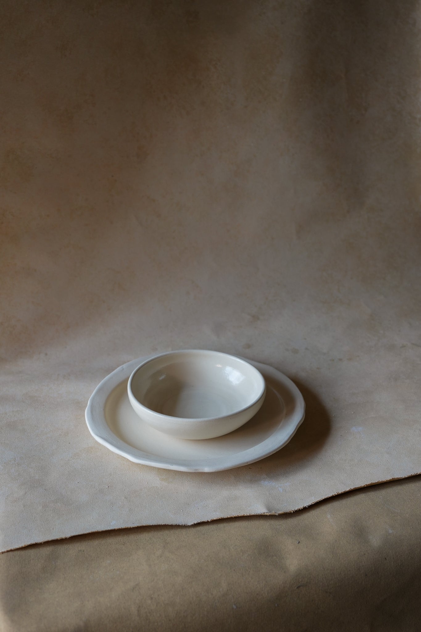 SET PLATO AMORFO CON CEJA